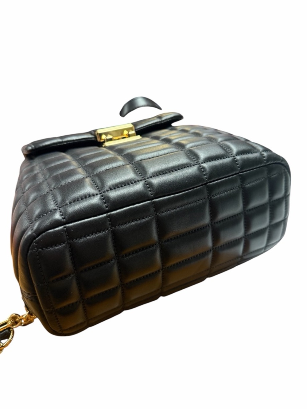 NWT Michael Kors Tribeca Small Quilted Puffy Black Leather Backpack Bag - Picture 3 of 8